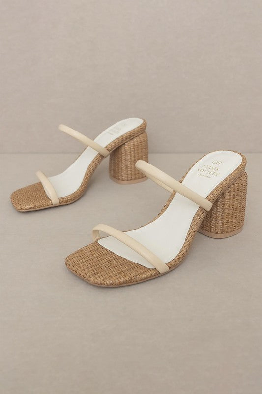 Raffia Heel